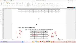 3-bit up/down counter using JK flip-flops