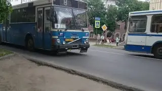 Архив! 2018 Год! Вольво! Автобус Wiima N202 №8810 по маршруту 8 Проезд Энергетиков - Улица Кочетова!
