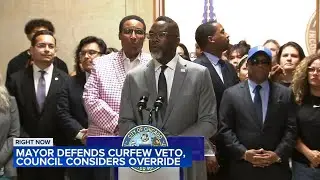 Chicago Mayor Brandon Johnson officially vetoes curfew ordinance