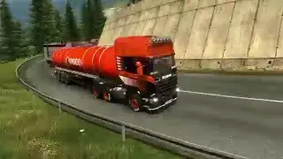 Euro Truck Simulator 2 MP - Timelapse: Public convoy 23.4.16