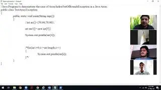 Array Index out of Bound Exception in Java