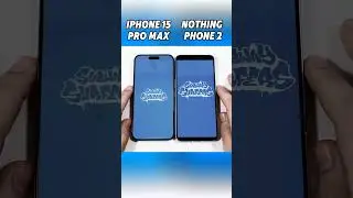 iPhone 15 Pro Max vs Nothing Phone 2: The Most INSANE Speed Test Ever! 🚀⚡#shorts#viralvideo