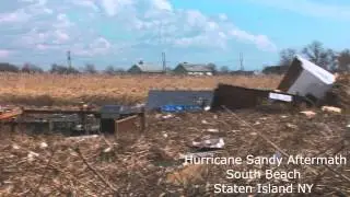 Hurricane Sandy Aftermath, South Beach, Staten Island NY