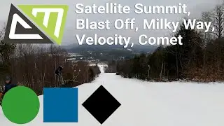 Crotched Mountain - Satellite Summit to Blast Off to Milky Way to Velocity to Comet (Top to Bottom)