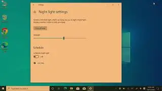 Adjusting the color temperature of your display for night time in Windows (BMAX Laptop / Notebook)
