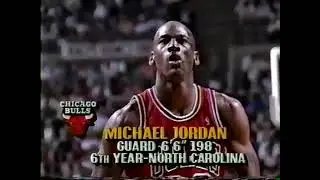 Bulls VS Pistons 1990 NBA Playoffs ECF Game 1