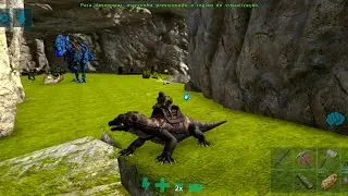 Fui passear com a megalania e coletei seda. Ark ultimate ragnarok ep 10