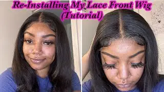 Install A Lace Front Wig Tutorial #lacefrontwig #lacefrontalinstall