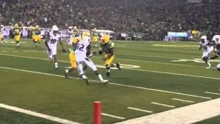Byron Marshall puts on moves before a TD