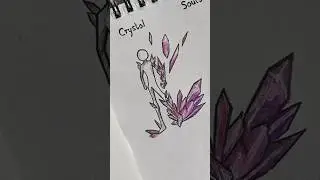 🌟Crystal,Soul, Vampire Drawing 👀#shorts #drawing #art #sketch #pencildrawing#fyp #music