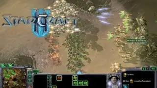 StarCraft 2 Terran Marines & Medivacs vs AI Protoss Army -  Battle Tactics War