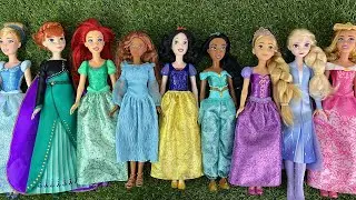 6 Minutes Satisfying with Unboxing Disney Princess MATTEL Doll Collection | Beautiful Dolls | ASMR