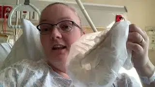 Second day post op: below the knee amputation