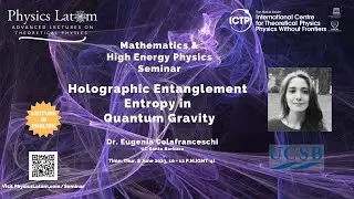 Holographic Entanglement Entropy in Quantum Gravity -  Eugenia Colafranceschi