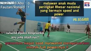 AMAZING FULL POWER JUMP SMASH 120KG!! bermain di daerah semper tj priuk di lawan pemain muda joss!!