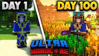 Я выжил 100 дней в Minecraft 1.20 Ultra Hardcore..