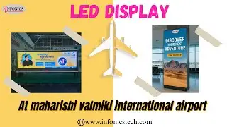 Successfully installed LED Displays at Maharishi Valmiki International Airport(Ayodhya)