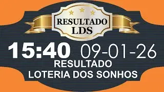 09/01/2026 - TARDE 2 - LOTERIA DOS SONHOS