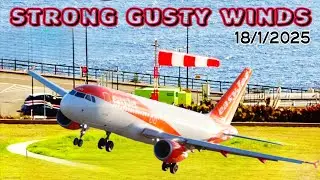GUSTY LIVE MADEIRA AIRPORT CR7 / LPMA
