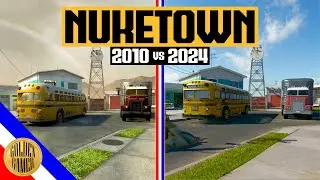 Nuketown Map Comparison - BO1 vs BO6 (2010 vs 2024)