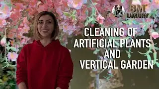 CLEANING OF ARTIFICIAL PLANTS AND VERTICAL GARDENS -#GiardiniVertical i#ArredoGreen #DesignNaturale