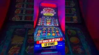 777 Burn Em Up Gold - Bonus on &pound;2 Stake - Will it pay? 🎰 #Slots #Arcade Casino #BigWin