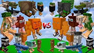 BATTLES OF IDENTICAL BRAINROT FROM DIFFERENT MODS | Minecraft Mob Battle
