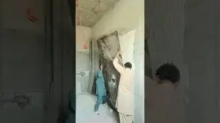 technique using large size ceramic tiles