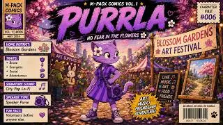 Firefly Serenade 🎶 | Purrla's Story: Part 1 - No Fear in the Flowers