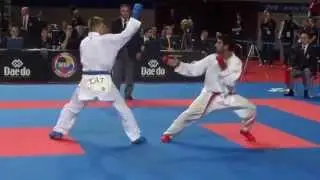 Kuwait vs Latvia Male Kumite - 2014 World Karate Championships | WORLD KARATE FEDERATION