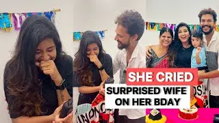 SURPRISED MY WIFE 😱SHE CRIED ON BIRTHDAY 🥹