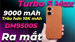 Ra mắt Redmi Turbo 5, Redmi Turbo 5 Max: PIN 9000mAh, Dimensity 9500S mạnh hơn Snap 8 Elite