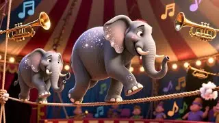 The Glowworm Circus Lane | Fun Glowing Adventure Song for Kids | Nursery Rhymes in English