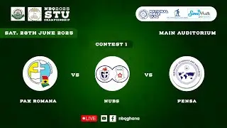 #NBQ2025 STU ||CONTEST I - PAX ROMANA v NUBS v PENSA