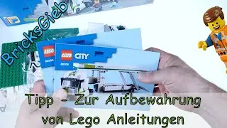 Tipp - Lego Anleitungen richtig aufbewahren & Lego Kartons richtig öffnen ohne zu beschädigen