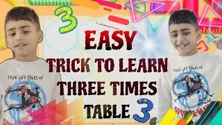 Easy Trick to Learn the 3 Times Table FAST! | Fun Math for Kids 🧩✨
