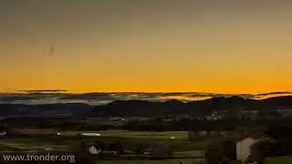 Sunset Skjelstadmark 23.10.22