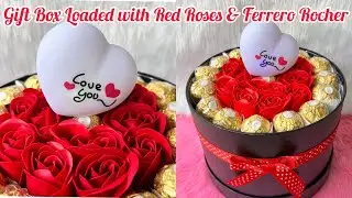 Easy DIY Ferrero Rocher Gift Box With Red Roses | Smithers Oasis | The Craft Gallery