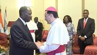 Annonce officielle du décès du cardinal Bernard Agré au président de la république de Côte d'Ivoire