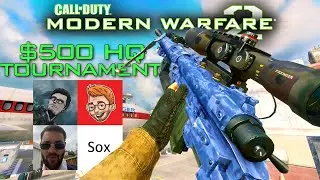 MW2 COMPETITIVE SNIPING with xWASDMitch, Jon, and Sox! ($500 HQ Tourney)