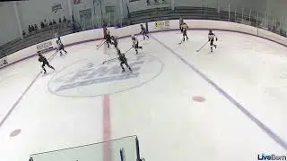 Lewin with a nice kick save on a breakaway.