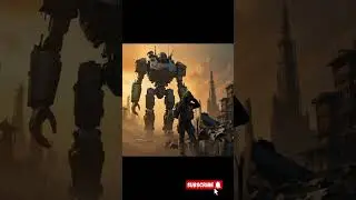 Epic Robot and Human Walking #shorts #robotics #aiart