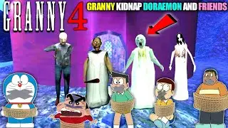 GRANNY KIDNAP DORAEMON NOBITA GIAN AND FRIENDS | Granny 4 Escape By Doraemon | Doraemon VS Granny