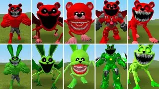 EVOLUTION OF ALL ZOOCHOSIS BEAR EATER VS NEW ALL SPRUNKI RABBIT FAMILY ? in Garrysmod!,...
