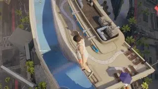 Freaky fat man flying 