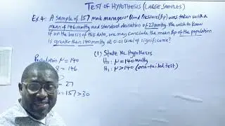 Test of Hypothesis Ex  4