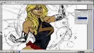 Digital Color Ms. Marvel Preview