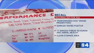 FDA recalls dog food over salmonella, listeria concerns