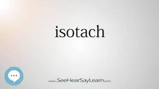 isotach - Smart & Obscure English Words Defined 👁️🔊🗣🧠✅
