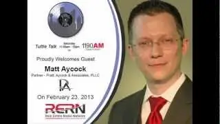Attorney Matt Aycock visits Tuttle Talk